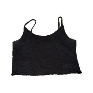 Hollister Black Sleeveless Crop Camisole